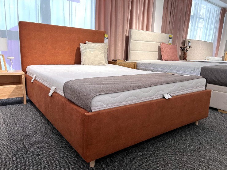 Łóżko ELM 160x200 z pojemnikiem z ekspozycji Salonu Janki 