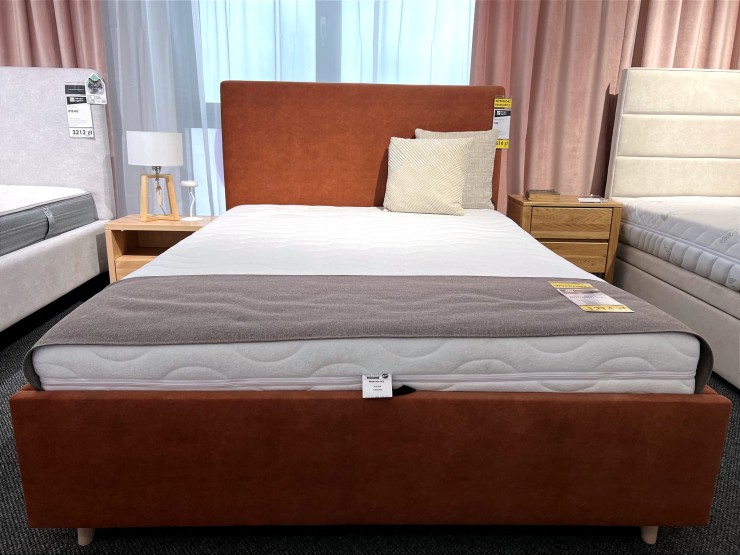 Łóżko ELM 160x200 z pojemnikiem z ekspozycji Salonu Janki 