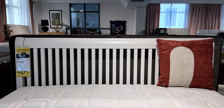 Łóżko Juniper 160x200 bez pojemnika z ekspozycji Salonu Janki