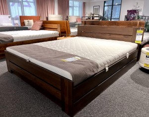 Łóżko LK 198 BOX 160x200 z pojemnikiem z ekspozycji Salonu Janki