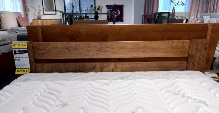 Łóżko MOLVENO BIS PLUS 140x200 z pojemnikiem z ekspozycji Salonu Janki 