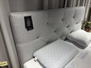 Łóżko kontynentalne z pojemnikiem LAZIO MAXI 160x200 z ekspozycji Salonu Józefów 