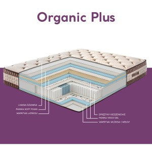 Materac hybrydowy Organic Plus