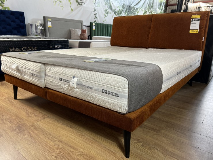 Łóżko Ardea Slim 160x200 bez pojemnika z ekspozycji Salonu Janki