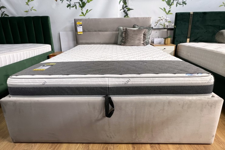 Łóżko Z 26 + KWRM 160x210 z pojemnikiem z ekspozycji Salonu Janki