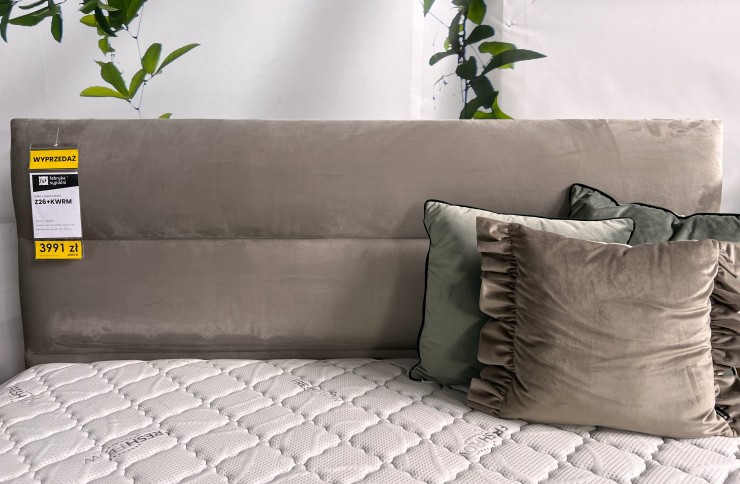 Łóżko Z 26 + KWRM 160x210 z pojemnikiem z ekspozycji Salonu Janki