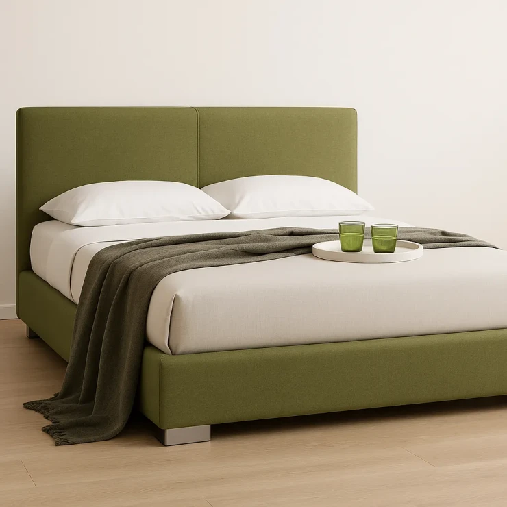 Promocja Łóżko tapicerowane Iris 160x200 z pojemnikiem