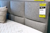 Łóżko Grande kontynentalne 160x200 z pojemnikiem z ekspozycji Salonu Puławska