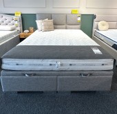 Łóżko Grande kontynentalne 160x200 z pojemnikiem z ekspozycji Salonu Puławska