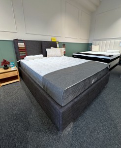 Łóżko Riga 160x200 z pojemnikiem z ekspozycji Salonu Puławska