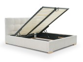 Promocja Łóżko tapicerowane Veris 160x200 z pojemnikiem