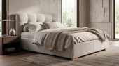 Promocja Łóżko tapicerowane Veris 160x200 z pojemnikiem