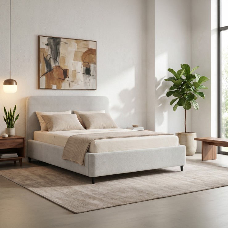 Promocja Łóżko tapicerowane Primo 160x200 z pojemnikiem