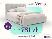 Promocja Łóżko tapicerowane Veris 160x200 z pojemnikiem