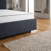 Promocja Łóżko tapicerowane Riga 160x200 z pojemnikiem 