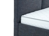 Promocja Łóżko tapicerowane Riga 160x200 z pojemnikiem 