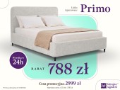 Promocja Łóżko tapicerowane Primo 160x200 z pojemnikiem
