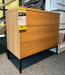 Komoda LOFT z ekspozycji Salonu Janki