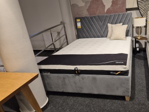 Łóżko KRRM+Z62 z pojemnikiem 160x200 z ekspozycji Salonu Modlińska 