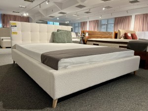 Łóżko ESMA 160x200 bez pojemnika z ekspozycji Salonu Janki