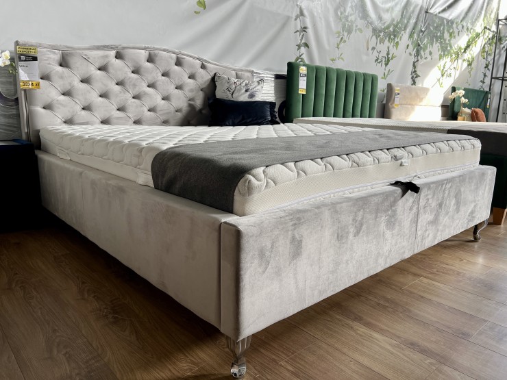 Łóżko Viola 180x200 z pojemnikiem z ekspozycji Salonu Janki
