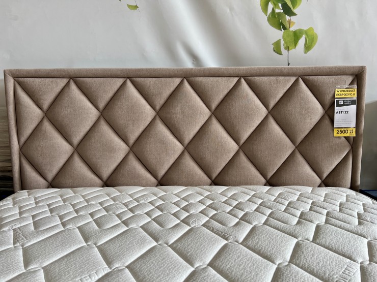 Łóżko Asti 22 180x200 bez pojemnika z ekspozycji Salonu Janki