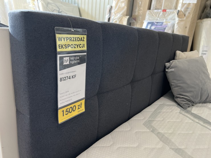 Łóżko 81274 KF 140X200 z pojemnikiem z ekspozycji Salonu Janki