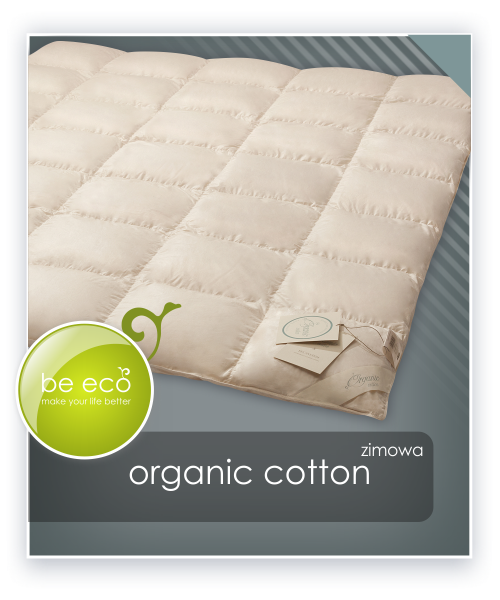 Kołdra ORGANIC COTTON zimowa puch 90%