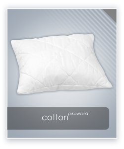 Poduszka COTTON pikowana włókno DREAMBALL