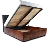 Łóżko kontynentalne OAK PLUS wezgłowie 2  z pojemnikiem