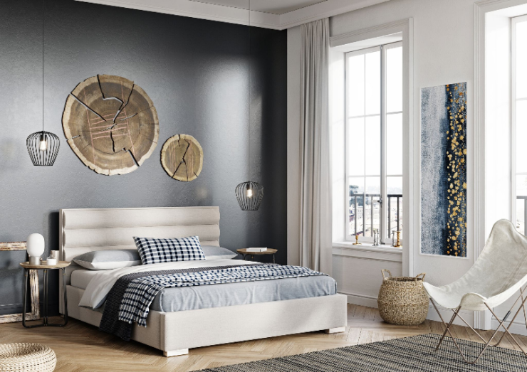 Łóżko tapicerowane Zoya