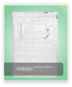 BABIES antyalergiczny komplet dziecięcy Eukaliptus