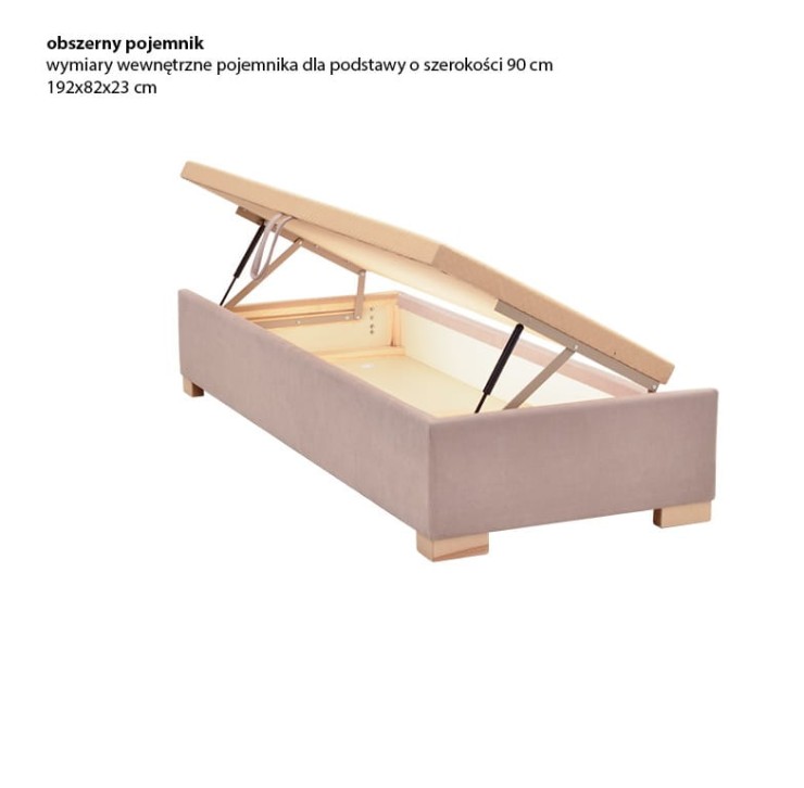 Podstawa Domo R z pojemnikiem Fabryka Sypialni