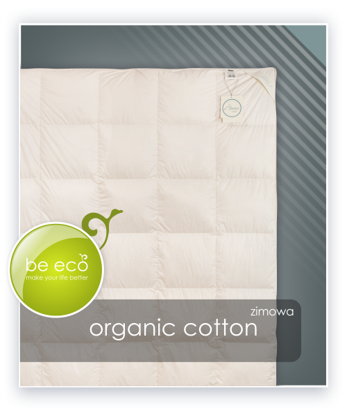 Kołdra ORGANIC COTTON zimowa puch 90%