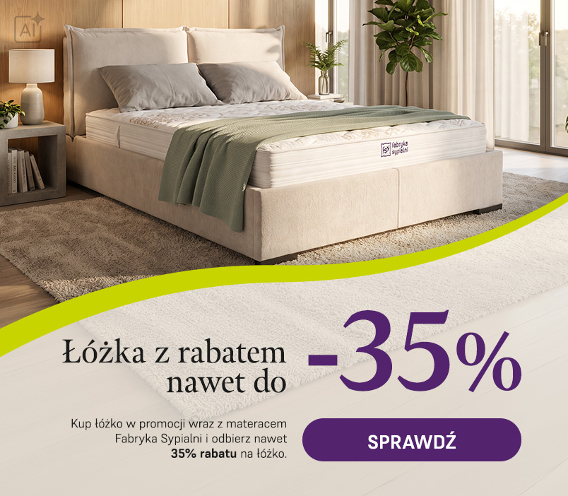 Łóżka  15%