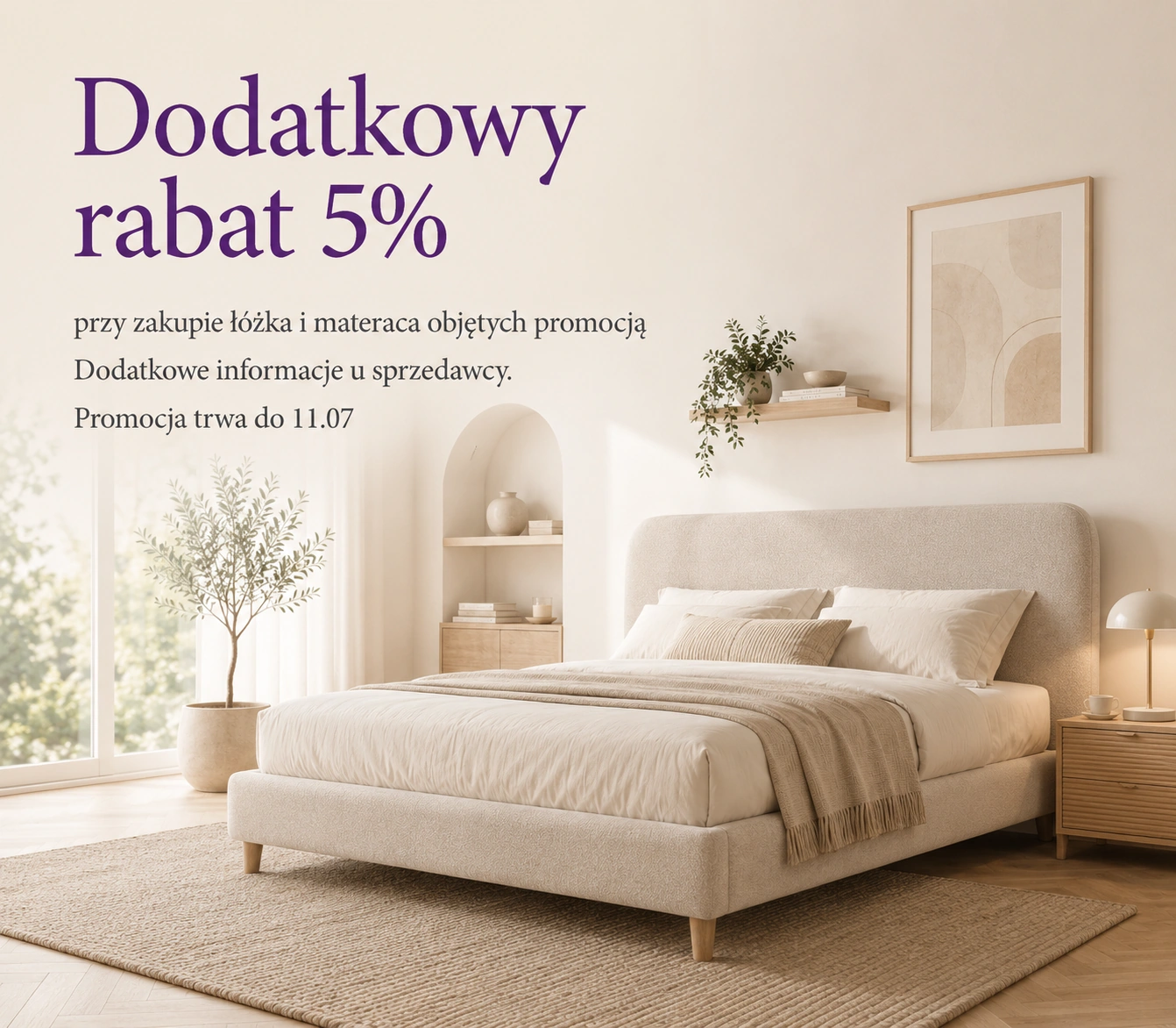 Promocja łóżko i materac