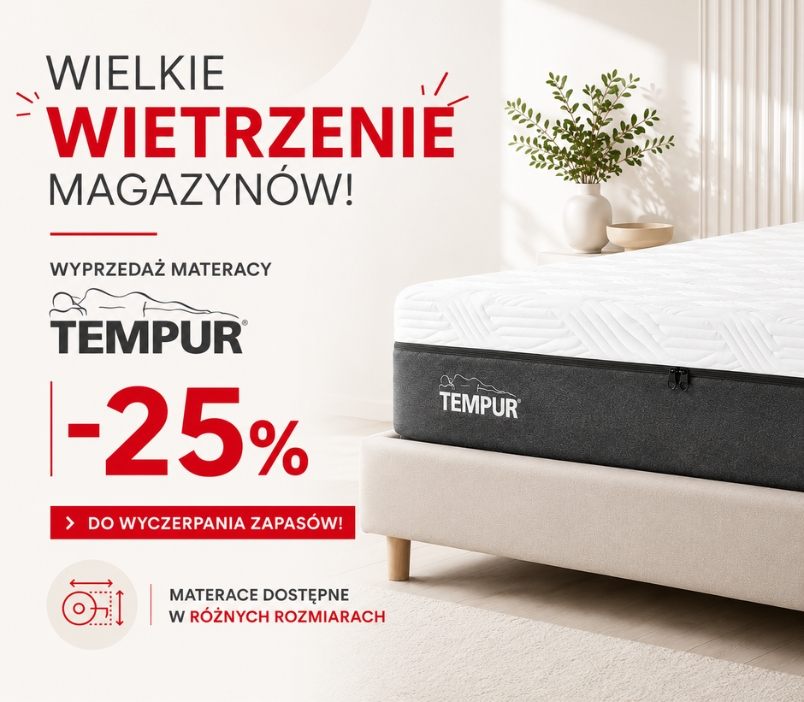tempur wyprzedaż